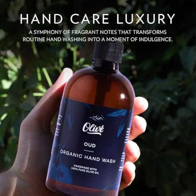 OLIVE MADE WITH NATURAL INGREDIENTS 100% PURE E OIL LIQUID HAND WASH 500ML - OUD - Image 3